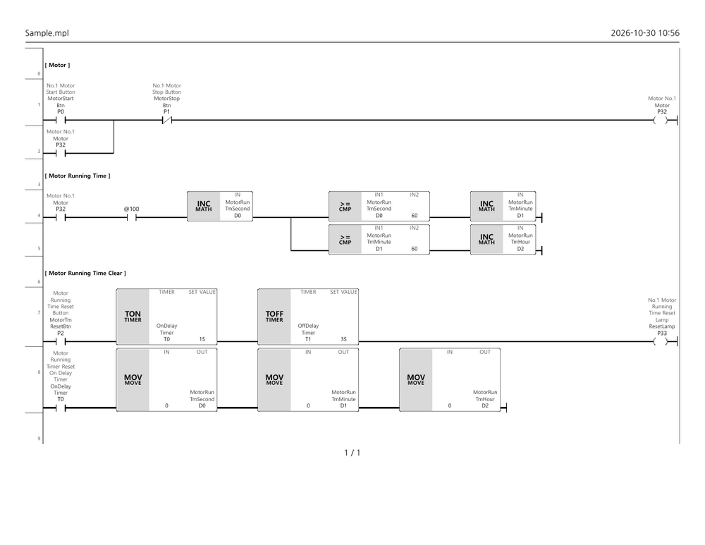 Figure 9. One printed page 